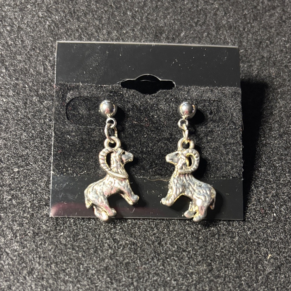 Vintage Ram Earrings